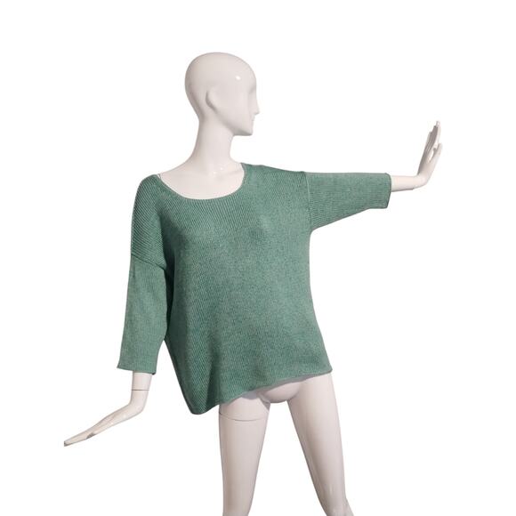 Peruvian Connection Women's XL Wanderer Pullover Prep Quiet Luxury Old Money Top - Picture 5 of 9